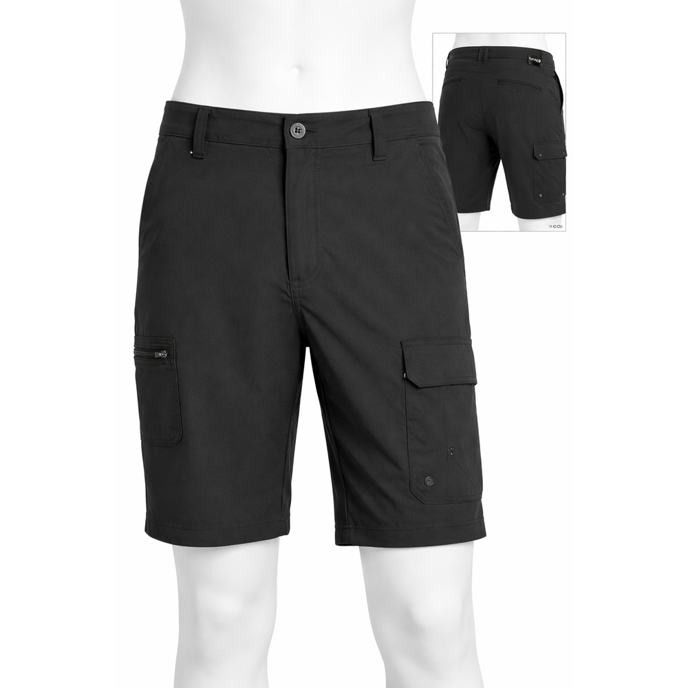 Iron Co Black Performance Golf Shorts Lightweight Stretch Weekend Wear 34